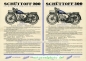 Schüttoff Motorrad Prospekt  4 Seiten 1932   sc-p32