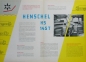 Henschel LKW Prospekt HS 145 T  1956  hen-op56