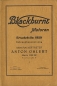 Blackburne Motoren Gebrauchsanweisung + Ersatzteilliste 1929  bl-et/ba29