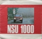 NSU Automobil Prospekt Typ 1000 1971 nsu-aop711