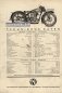 NSU Motorrad Prospekt Type 500 SS  1935