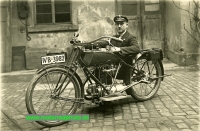 KG Krieger-Gnädig Motorrad Foto Typ 498 ccm ohv, Motor 1926  kg-f03