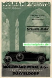Moelkamp Automobil Plakat  Motiv 1925  moel-po01