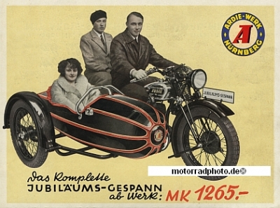 Ardie Motorrad Plakat  Entwurf 1931     ar-po04