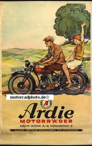 Ardie Motorrad Plakat  Entwurf 1929     ar-po06