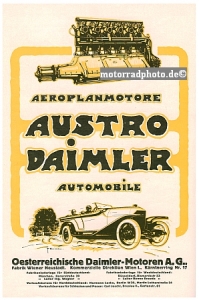 Austro Daimler Automobil Plakat Entwurf 1914 audai-po01-14