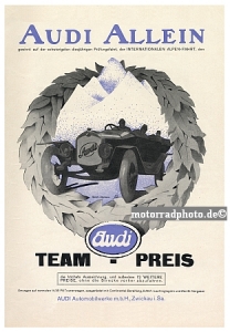 Audi Automobil Plakat Entwurf 1913 aud-po01-13