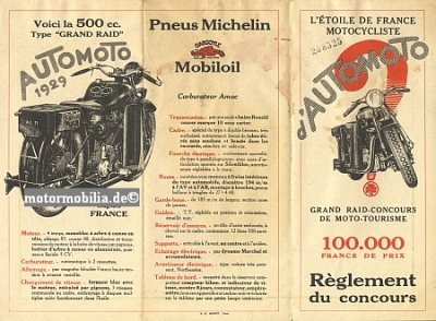 Automoto Motorrad Prospekt  12 Seiten 1929   aumo-p29-2