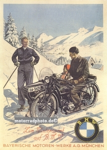 BMW Motorrad Plakat Entwurf 1927   bmw-po15