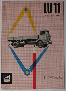 BÃ¼ssing Lastwagen Prospekt  6 Seiten Typ LU 11  1955   bÃ¼s-9.55-2