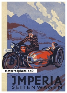 Imperia Motorrad Plakat  um 1931  imp-po05