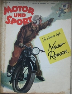 Motor und Sport Zeitschrift Heft 35 Sept. 1934 mus-h35