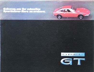 Opel Automobil Prospekt Typ GT 1969 opgt-op69