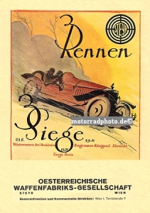 Steyr Automobil Plakat Entwurf 1923 stey-po03