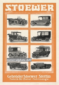 Stoewer Automobil Plakat Entwurf 1915 stoe-po07