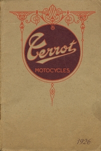 Terrot Motorrad Brochure 1926