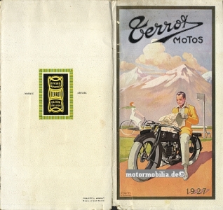 Terrot Motorrad Prospekt 8 Seiten 1927   ter-p27