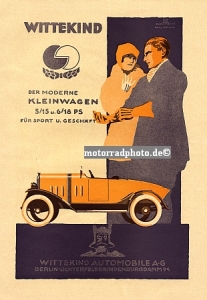 Wittekind Automobil Plakat  Entwurf 1923 wiki-po01