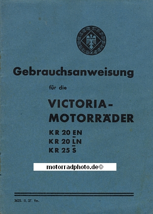 Victoria KR 20 EN LN 25 S Bedienungsanleitung Betriebsanleitung Handbuch Manual 