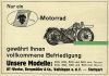 UT Motorrad Werbung 1930  ut-w1