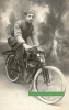 Magnat Debon Motorrad Foto ca. 1910  md-02