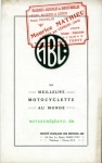 Gnom Rhone - ABC Motorrad Prospekt 1919  4 Seiten      grh-p19