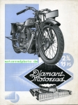 Diamant Motorrad Prospekt  4 Seiten 1929    dia-p29-2