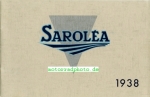 Sarolea Motorrad Prospekt 16 Seiten  1938     sar-p38