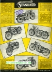 Standard Motorrad Prospekt  2 Seiten 1935      st-p35