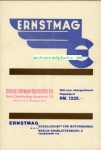 Ernst MAG Motorrad Prospekt 8 Seiten  1930   em-p30