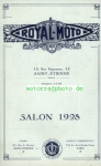 Royal Moto Motorrad Prospekt  8 Seiten  1928   roymo-p28
