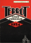 Terrot Motorrad Prospekt 10 Seiten 1934     ter-p34