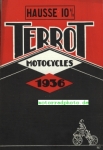 Terrot Motorrad Prospekt 10 Seiten 1936     ter-p36