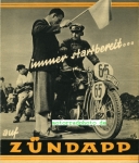 Zündapp Motorrad Prospekt  6 Seiten  1937   z-p37