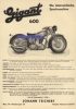 Gigant Motorrad Prospektblatt  2 Seiten 1937   gig-p37