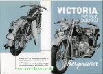 Victoria Motorrad Prospekt KR 6  4 Seiten 1935   v-p35