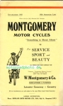 Montgomery Motorrad Prospekt  12 Seiten  1930  mont-p30