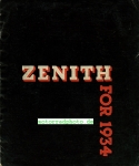 Zenith Motorrad Prospekt  12 Seiten 1934      zen-p34