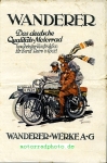 Wanderer Motorrad Prospekt 8 Seiten  1924  wa-p24
