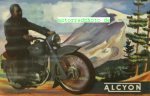 Alcyon Motorrad Prospekt  8 Seiten 1955    alc-p55