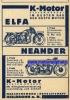 KÃ¼chen Motor Werbungsblatt  ohc Motor  1930  kÃ¼-w3