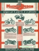 Magnat Debon Motorrad Prospekt 2 Seiten 1956   md-p56
