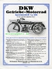 DKW Motorrad Prospekt  2 Seiten    1927    dkw-p27