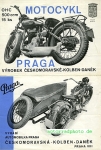 Praga Motorrad Prospekt  8 Seiten ca. 1930   pra-p30