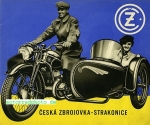 CZ Motorrad Prospekt  12 Seiten   1934   cz-p34