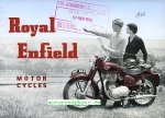 Royal Enfield Motorrad Prospekt 12 Seiten  1956   royen-p56