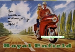 Royal Enfield Motorrad Prospekt 12 Seiten  1961  royen-p61