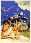 Horex Motorrad Prospekt Regina 6 Seiten  1954   ho-p54-reg1