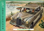 Mercedes-Benz Auto Prospekt  Type 180  12 Seiten 1953  mb-p53-180