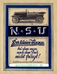 NSU Auto Prospekt  6 Seiten  ca. 1924      nsu-a-p24